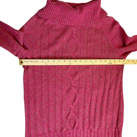 Talbots Womens Sweater Merino Wool Visit > Cowl Neck Pink - size Large - Picture 7 of 10